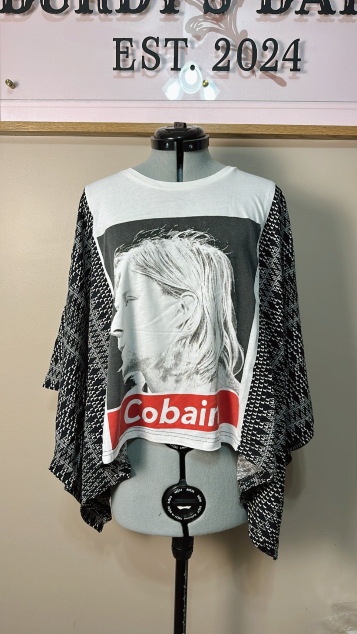 Cobain Mix & Match Band Tee White Aztec