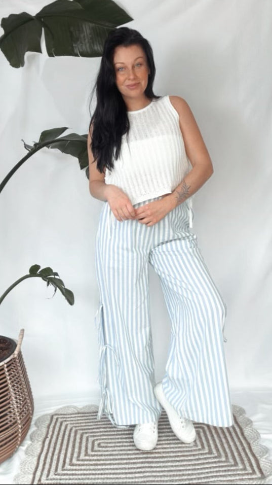 Coastal Striped Pants