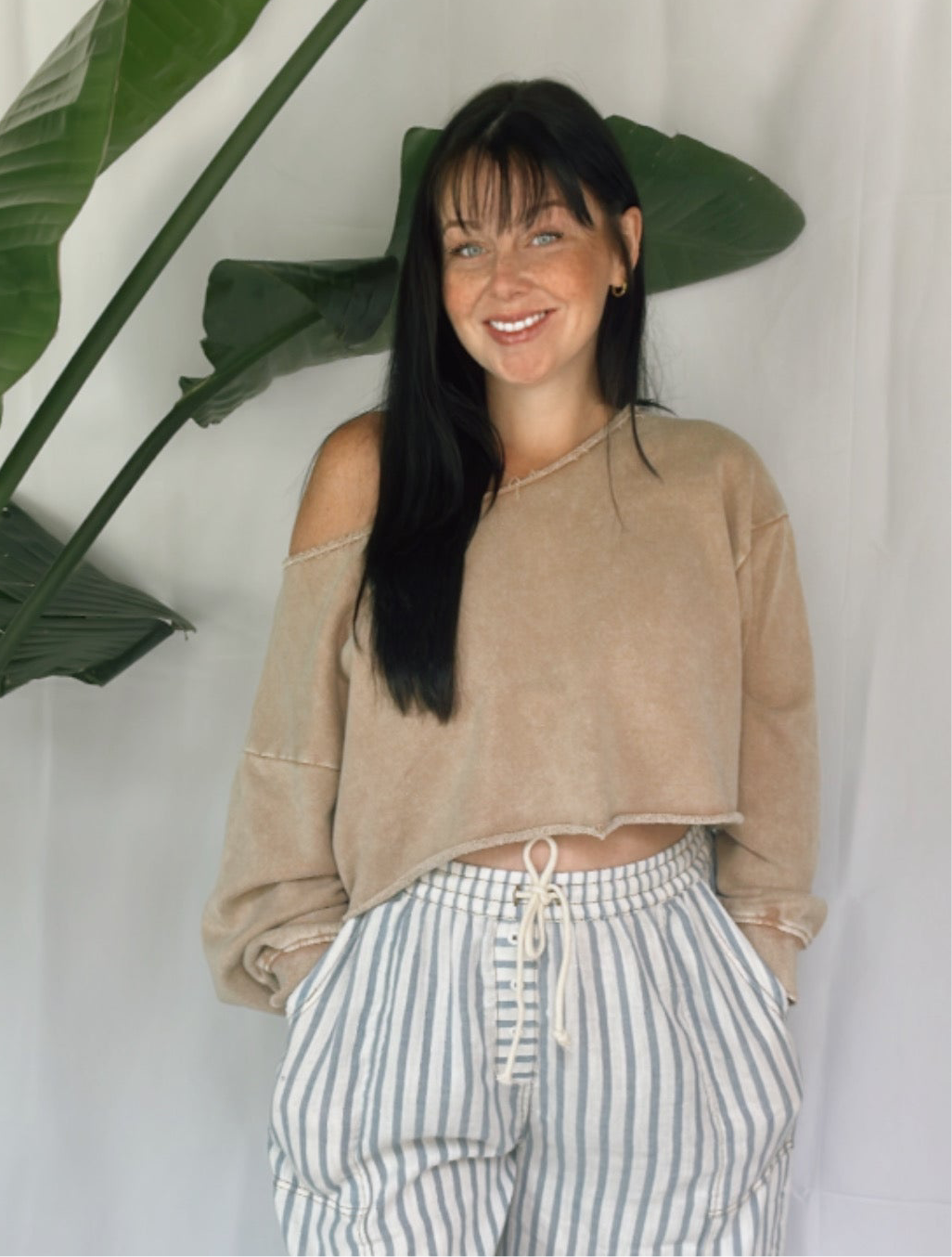 Sunday Funday Cropped Long Sleeve