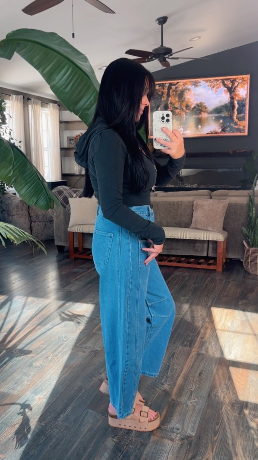 Ledger Barrel Jeans