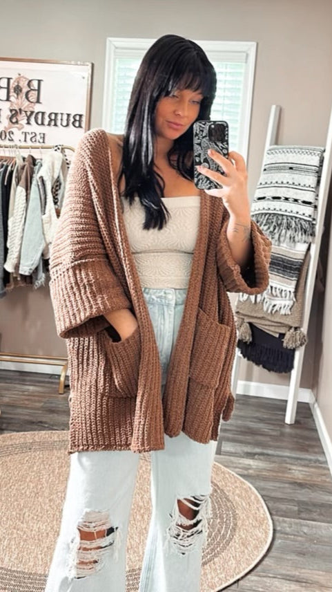 Cozy-Up Sweater Cadigan, front