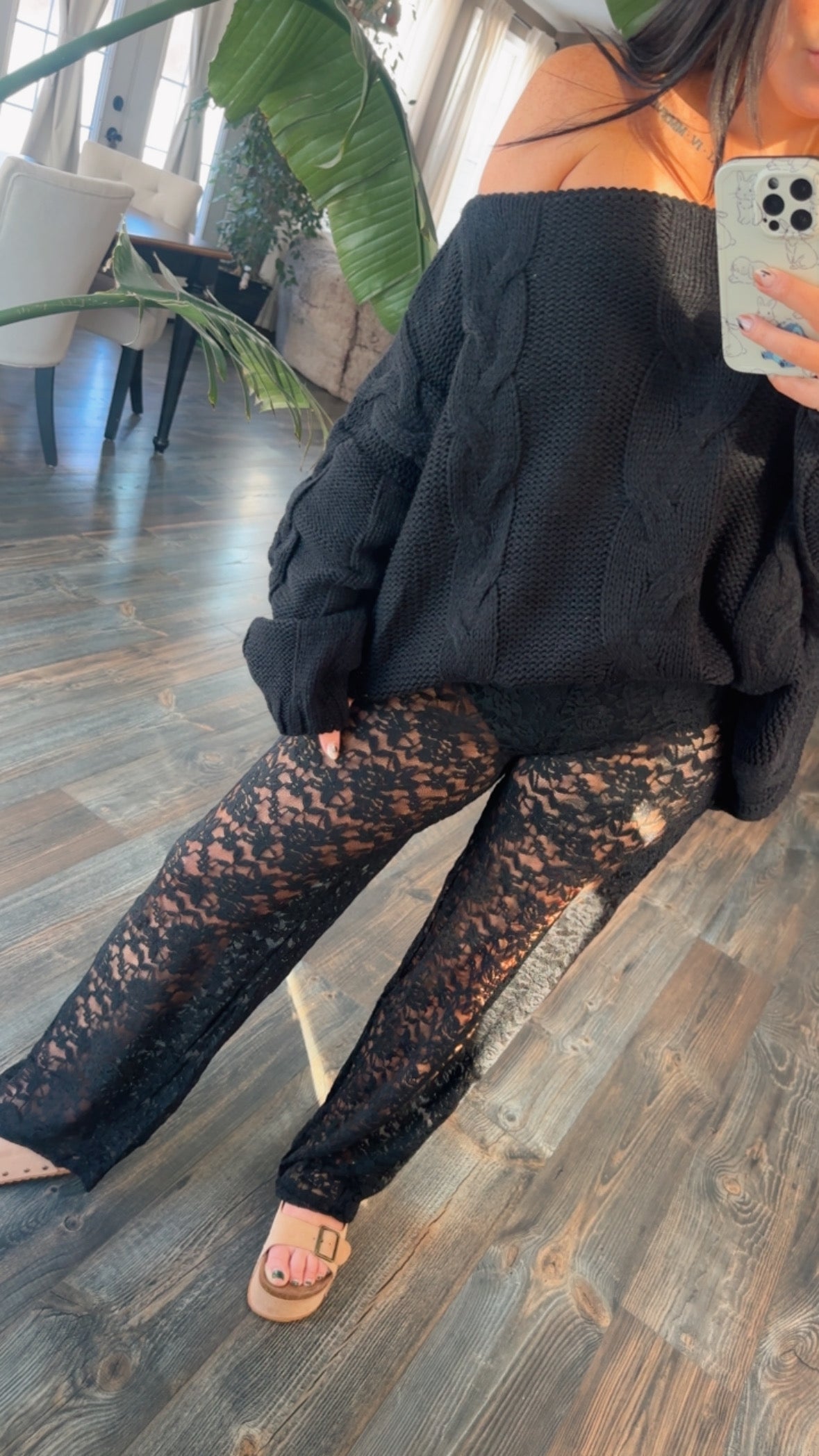 Statement Lace Pants