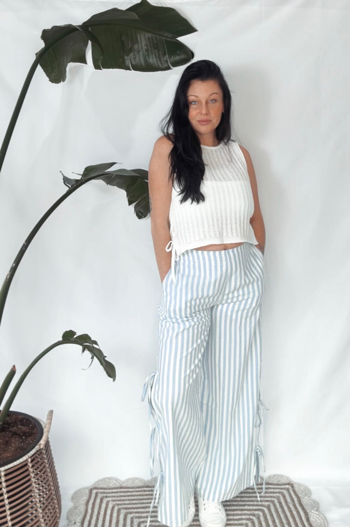 Coastal Striped Pants