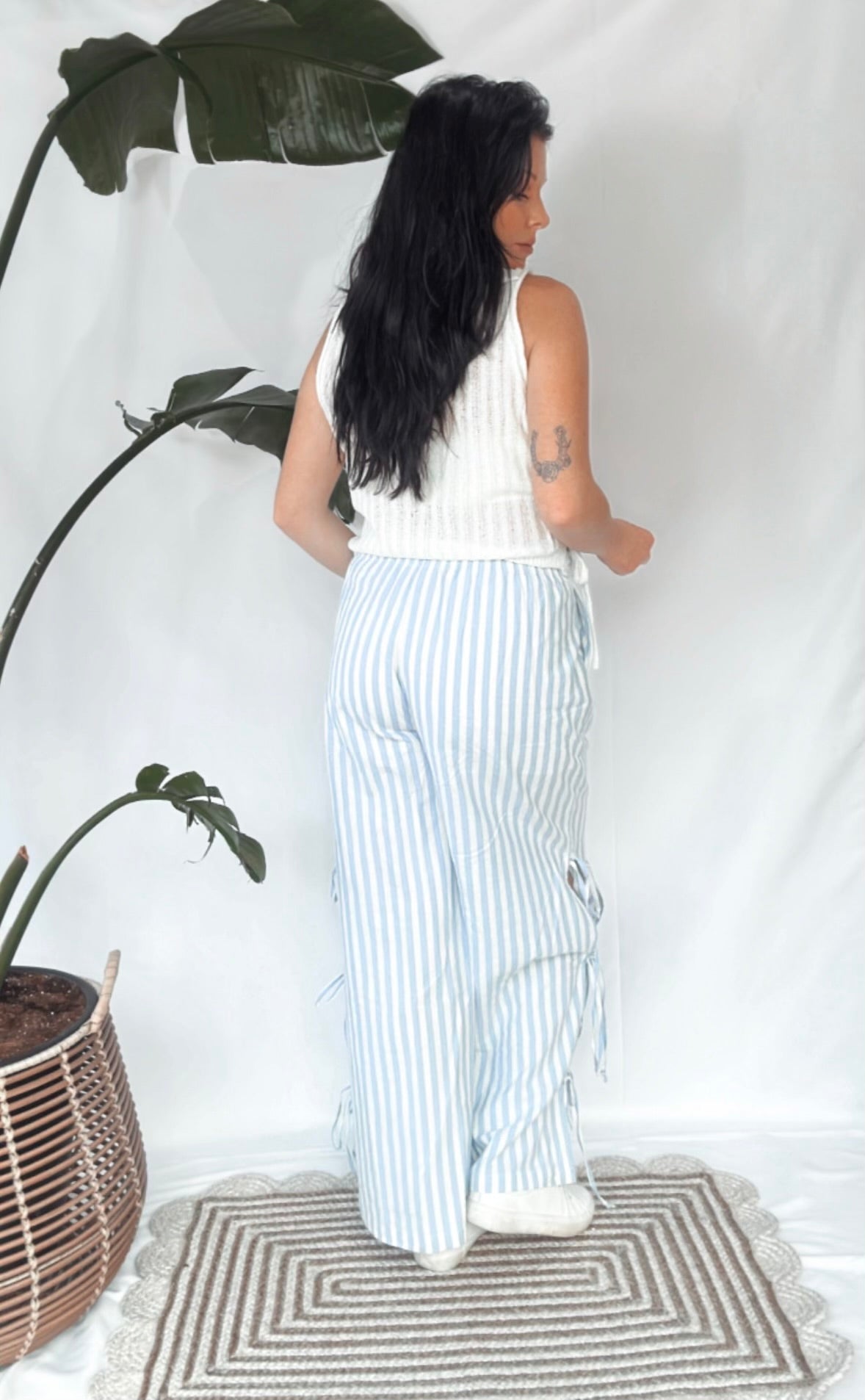 Coastal Striped Pants