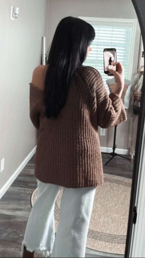 Cozy-Up Sweater Cadigan, back