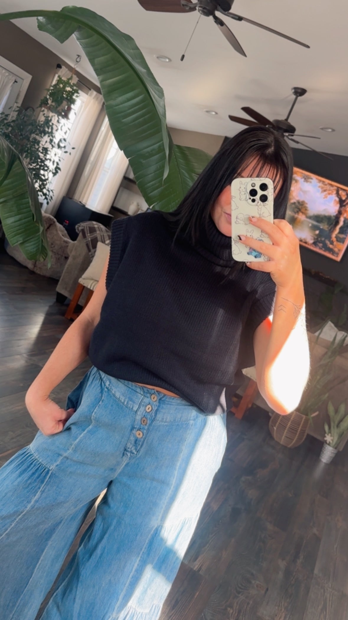 Thankful Threads Sleeveless Sweater