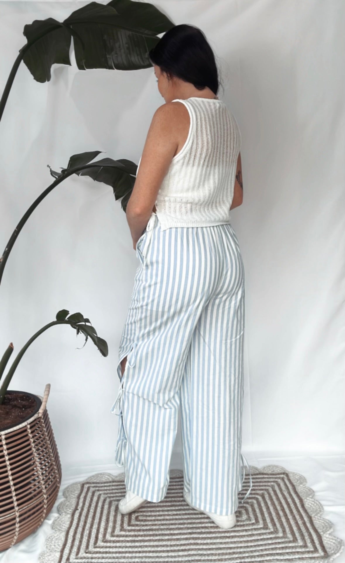 Coastal Striped Pants