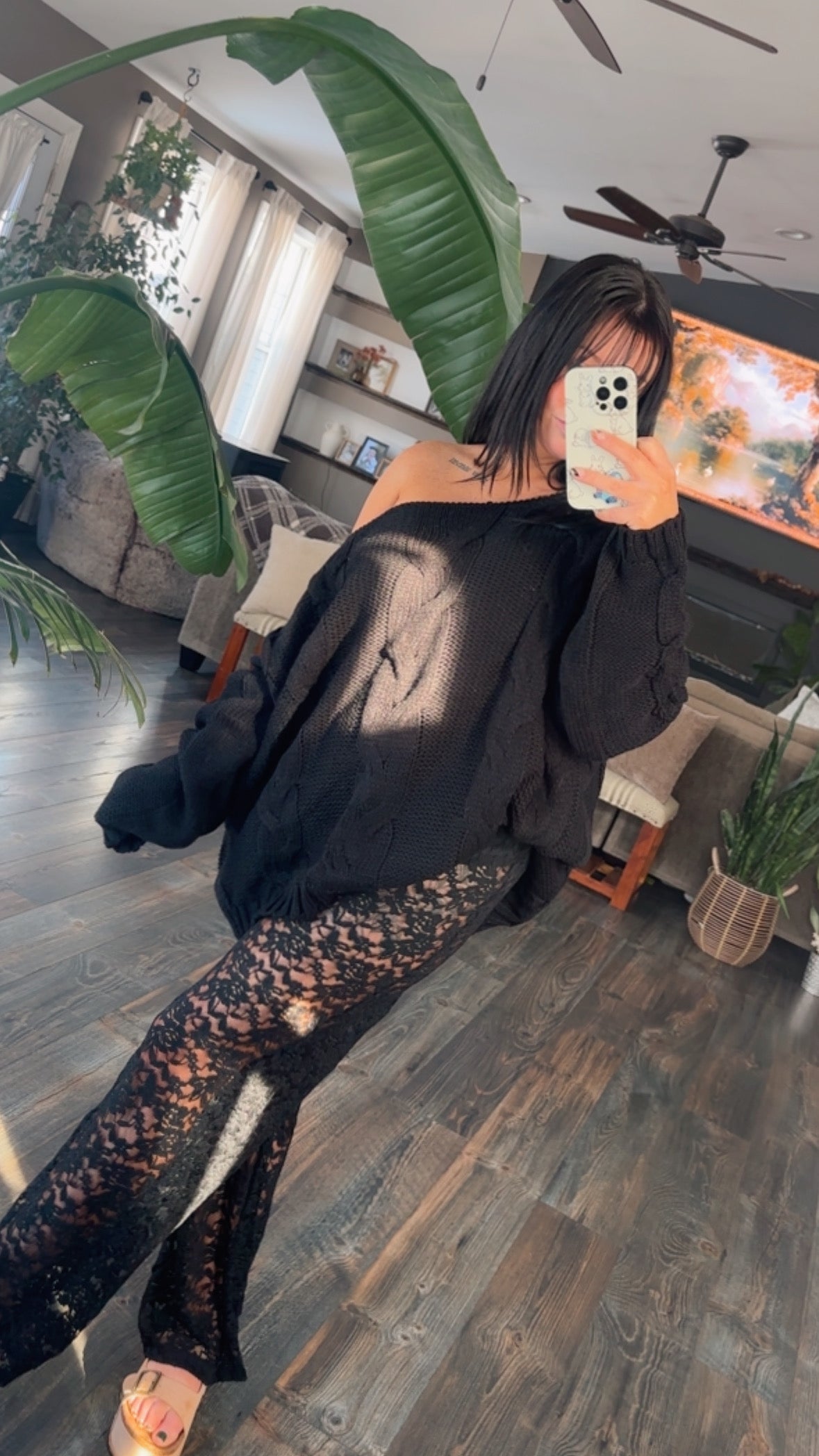 Statement Lace Pants