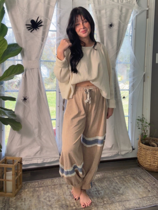 Toffee Haze Joggers Latte