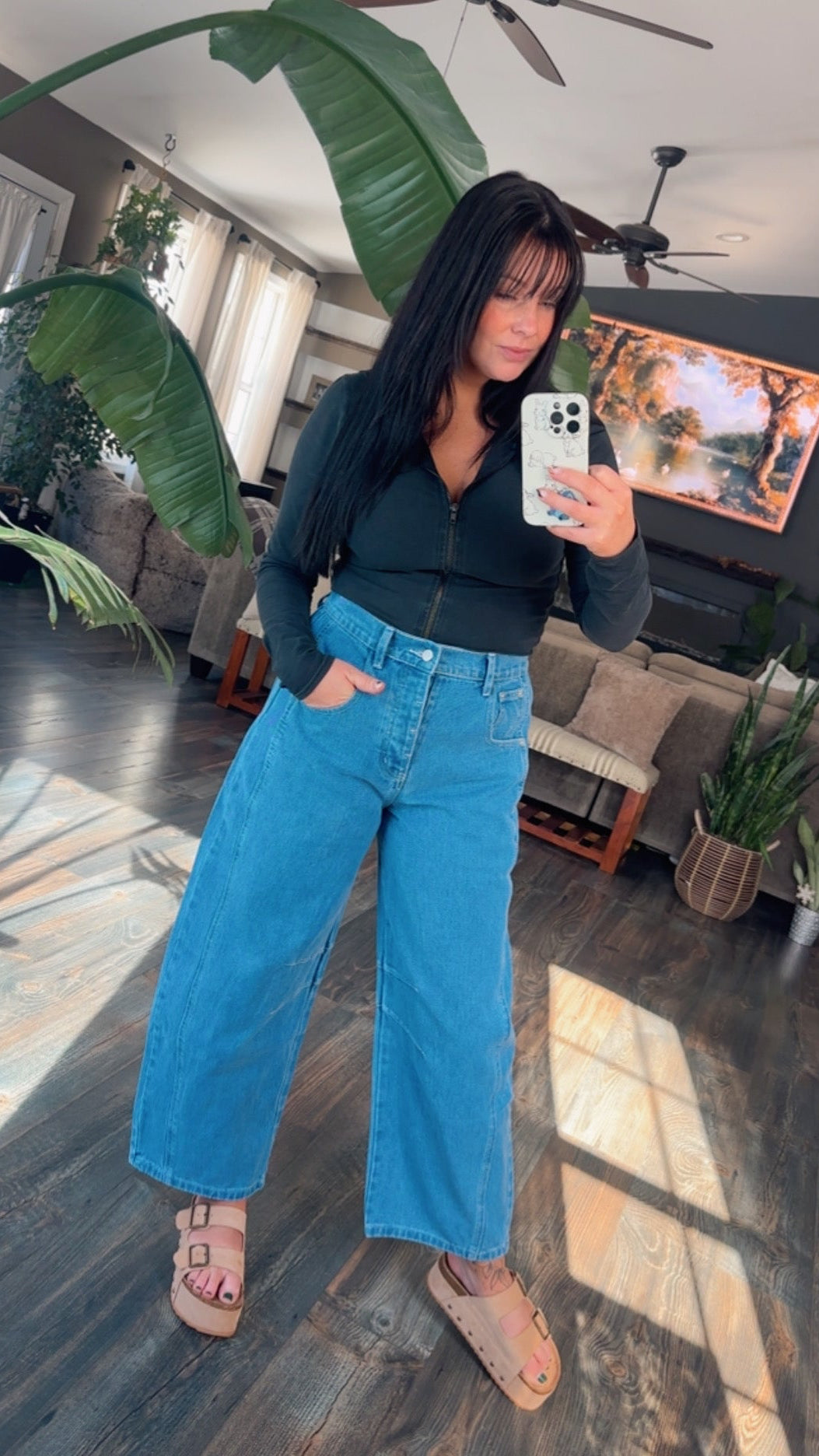 Ledger Barrel Jeans