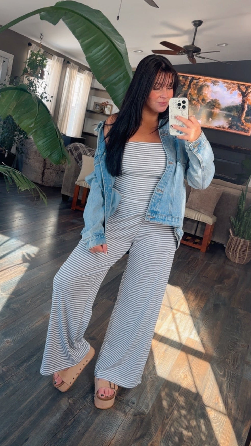 Lazy Day Striped Lounge Set