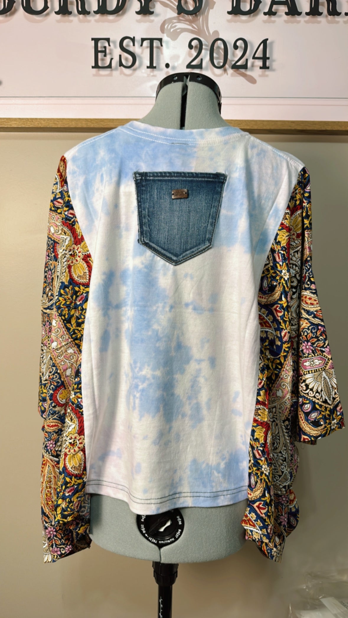 Purple Rain MIx & Match Tee Blue Floral