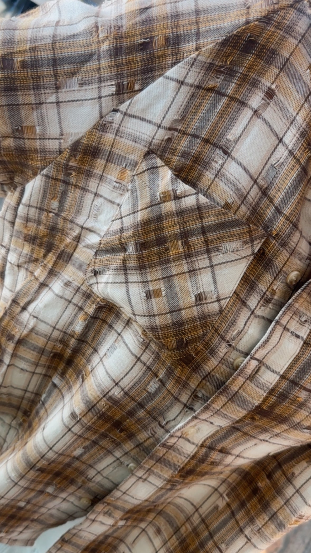 Cinnamon Spice Button Up