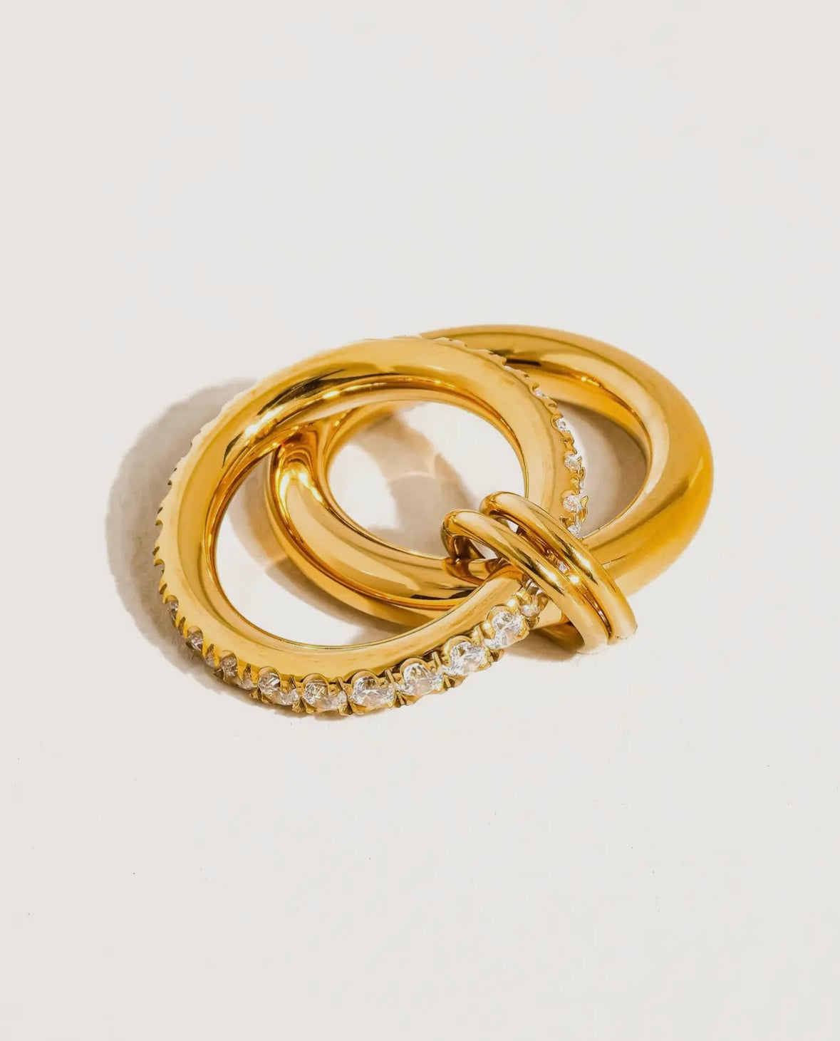 Justine Linked Hoop Ring