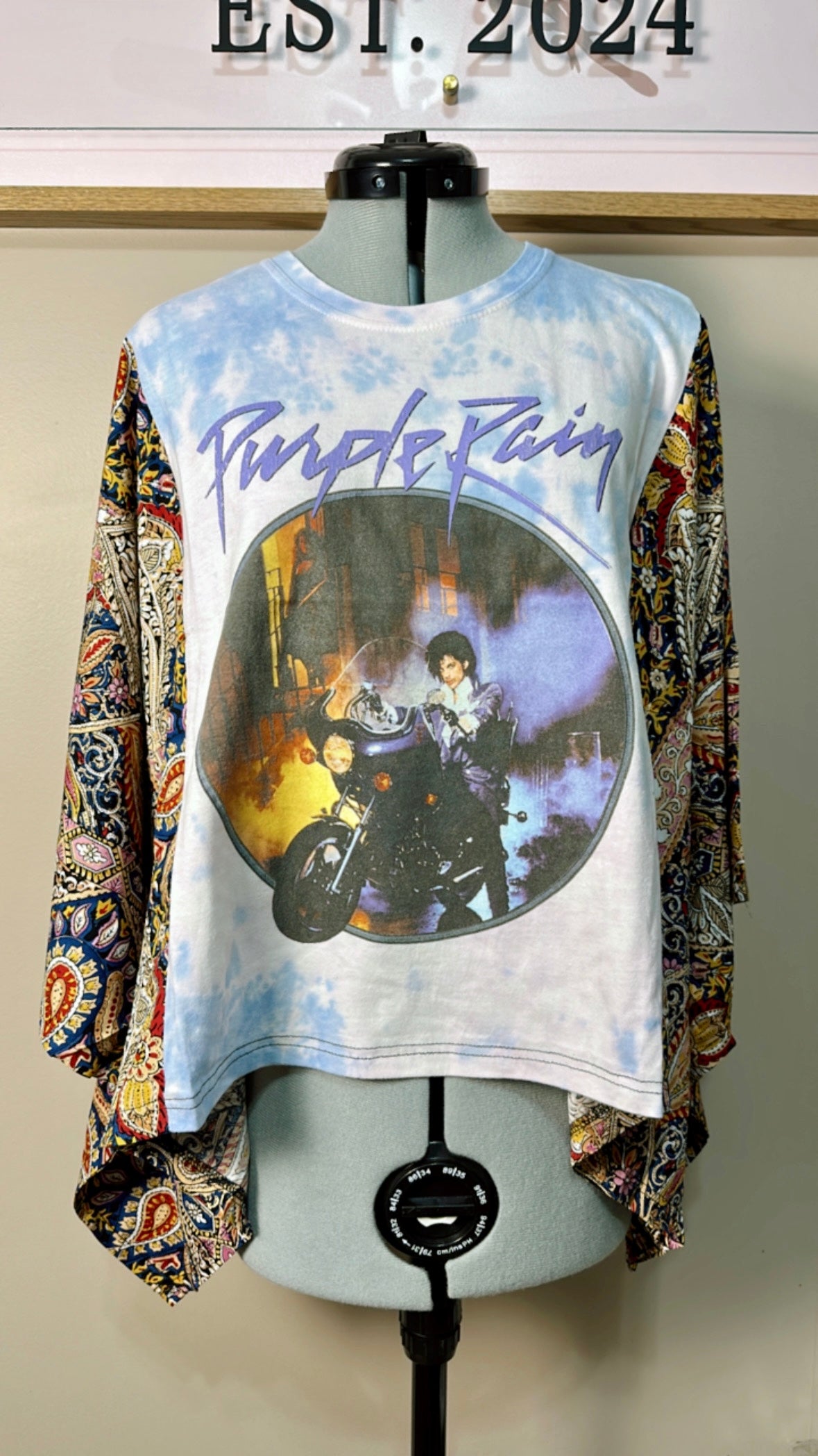 Purple Rain MIx & Match Tee Blue Floral
