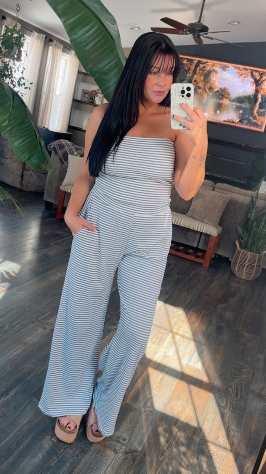 Lazy Day Striped Lounge Set